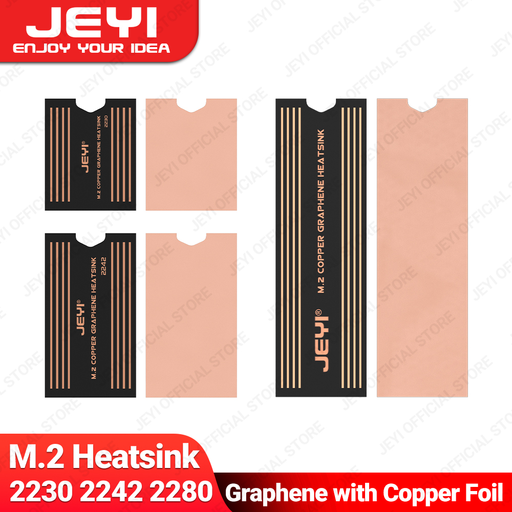 M2 Heatsink Cooler - JEYI Graphene 2280 2242 2230 M.2