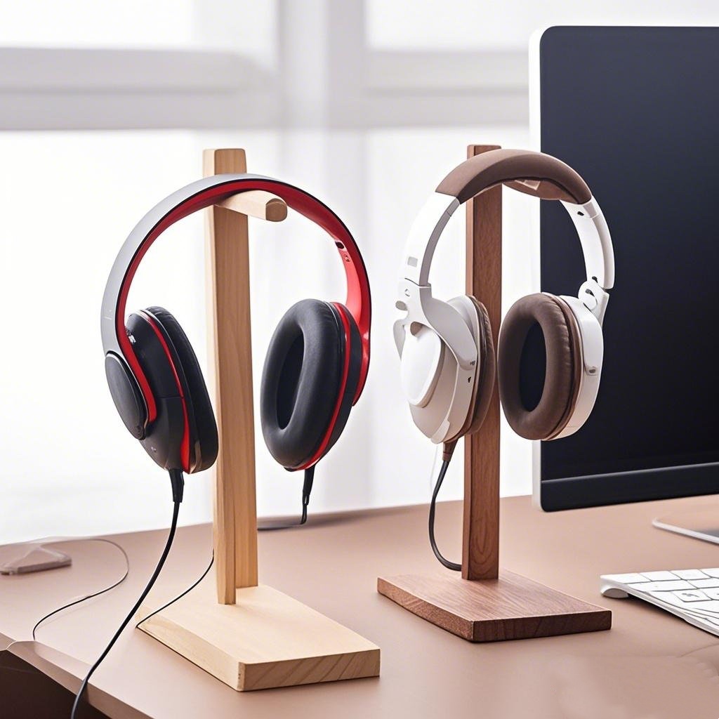 Venom Gaming Accessories - Wood Headphone Stand Earphone Display Rack