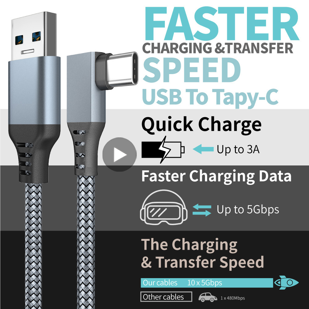 Virtual Gaming Accessories - Cable USB A To Type C