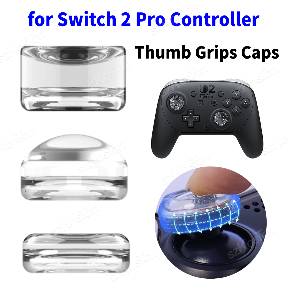Gaming Accessories Nintendo Switch - Clear Thumb Grips Caps for Switch