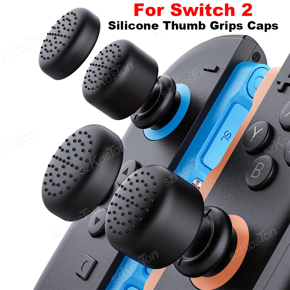 Gaming Kit Accessories Nintendo Switch - 4PCS For Switch 2 No-Slip Silicone