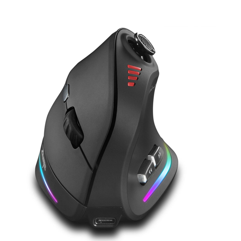 Gaming Accessories Rgb - Jomaa RGB Backlit Wireless Vertical Mouse