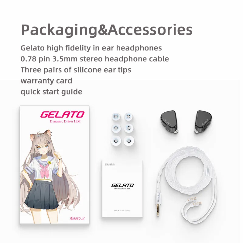 iBasso Jr. Gelato HiFi Wired E - Venom Gaming Accessories recension och pris