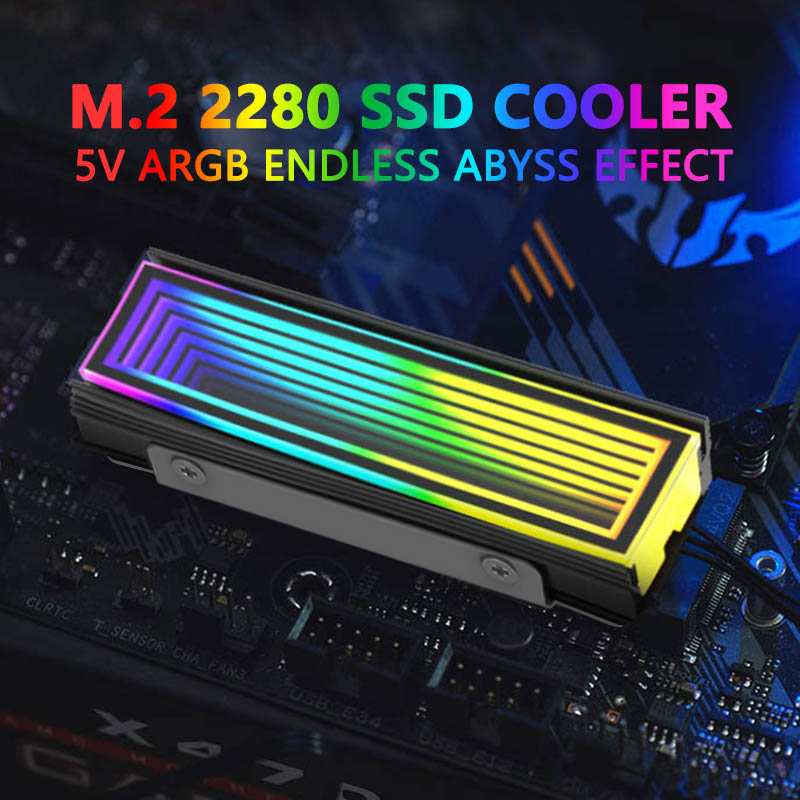 5V ARGB Sync Computer 2280 SSD - M2 Heatsink Cooler recension och pris