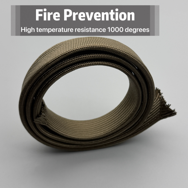 Fiberglass Tube 2-20mm 1000°C  - Cable Sleeve Braided recension och pris