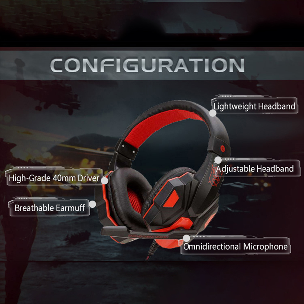 Gaming Headphones 3.5mm Wired  - Venom Gaming Accessories recension och pris