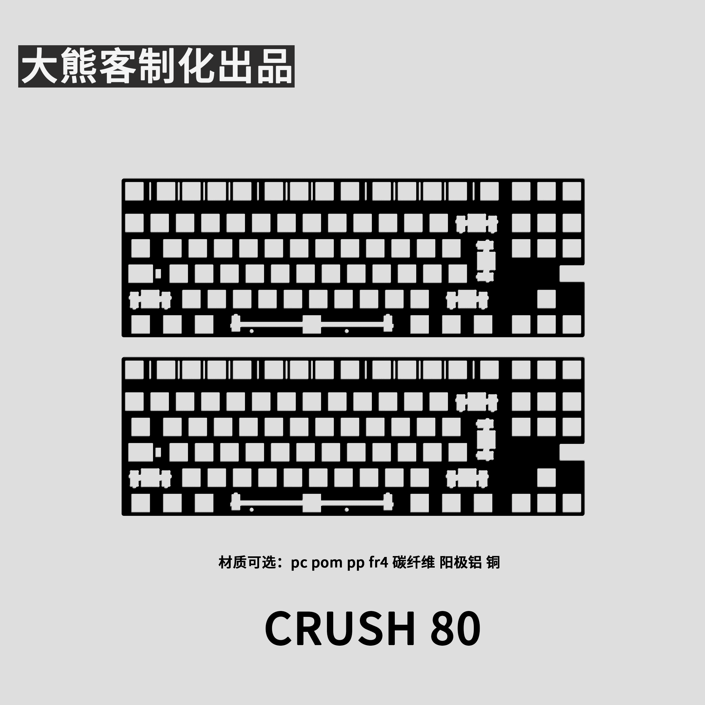 Crush 80 Positioning Plate for - Gaming Accessories For Gaming Setup recension och pris