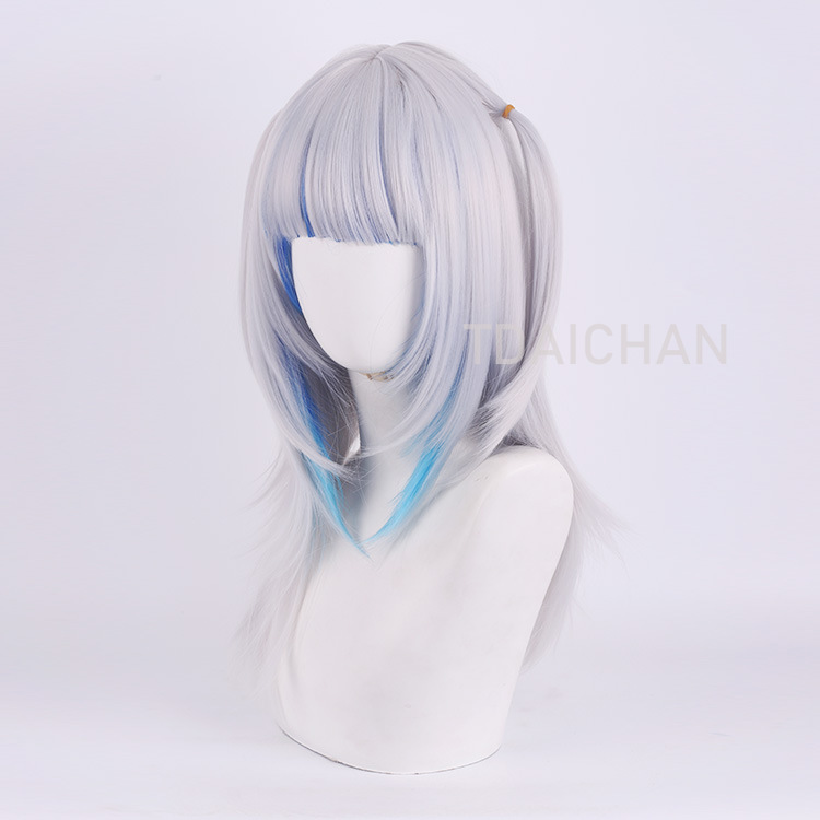 2025 Gawr Gura Cosplay Wig Whi - Virtual Gaming Accessories recension och pris