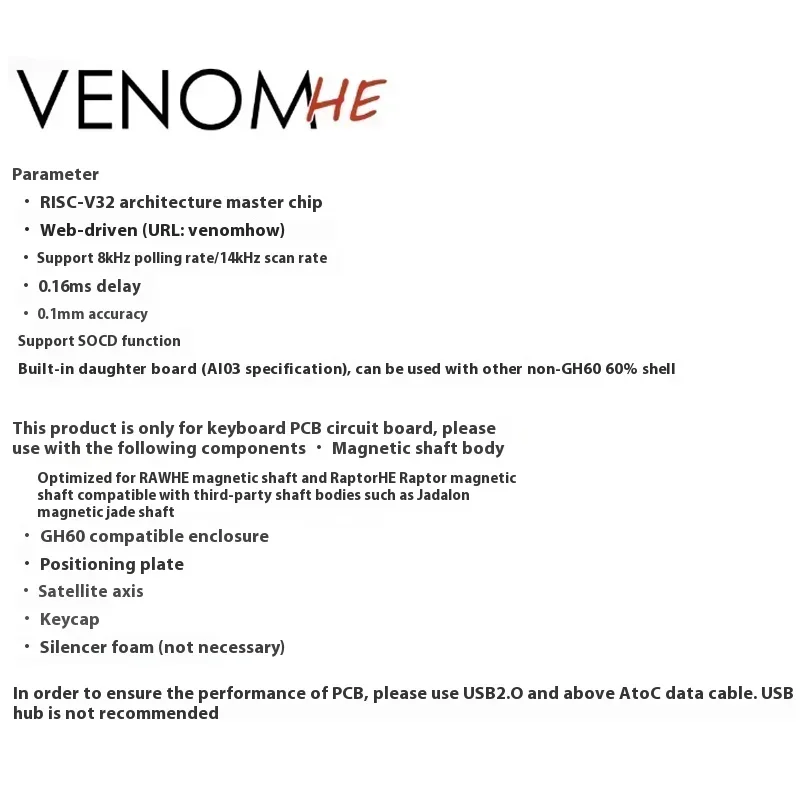 Geonworks Venom60 HE Venom65 H - Gaming Accessories Rgb recension och pris