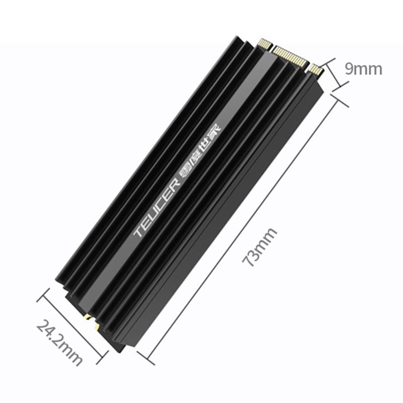 TEUCER M2 SSD Heatsink NVME 22 - M2 Heatsink Cooler recension och pris