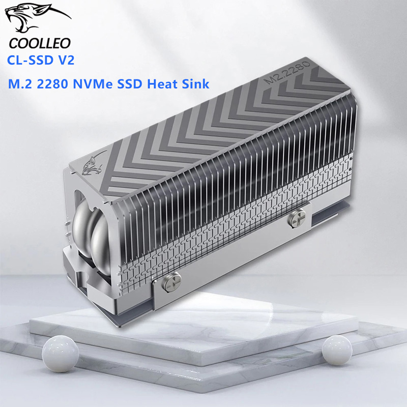 COOLLEO M.2 2280 NVMe SSD Heat - M2 Heatsink Cooler recension och pris