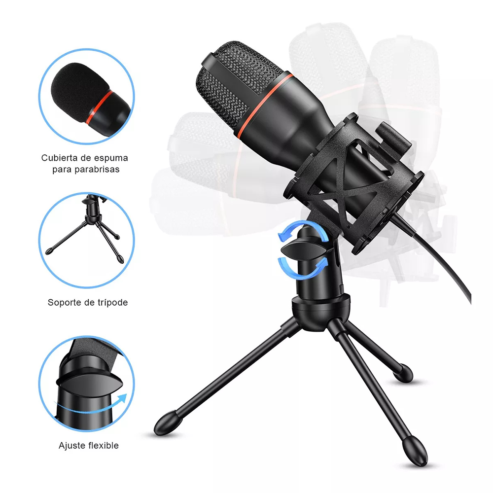 Condenser Microphone USB Wired - Gaming Accessories Rgb recension och pris