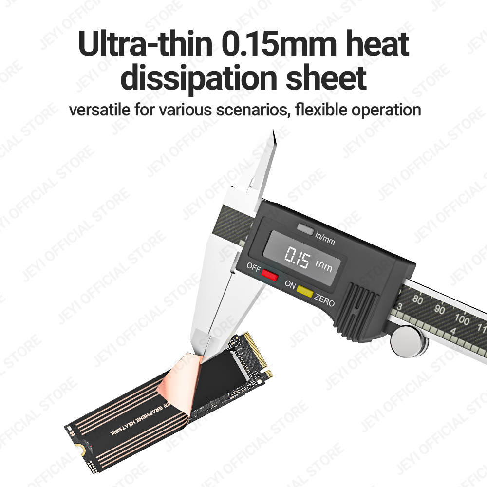 JEYI Graphene 2280 2242 2230 M - M2 Heatsink Cooler recension och pris