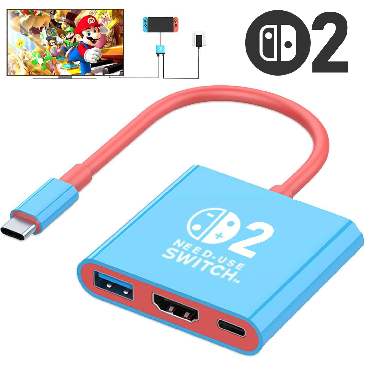 For Switch2 Type C Docking Sta - Gaming Kit Accessories Nintendo Switch recension och pris