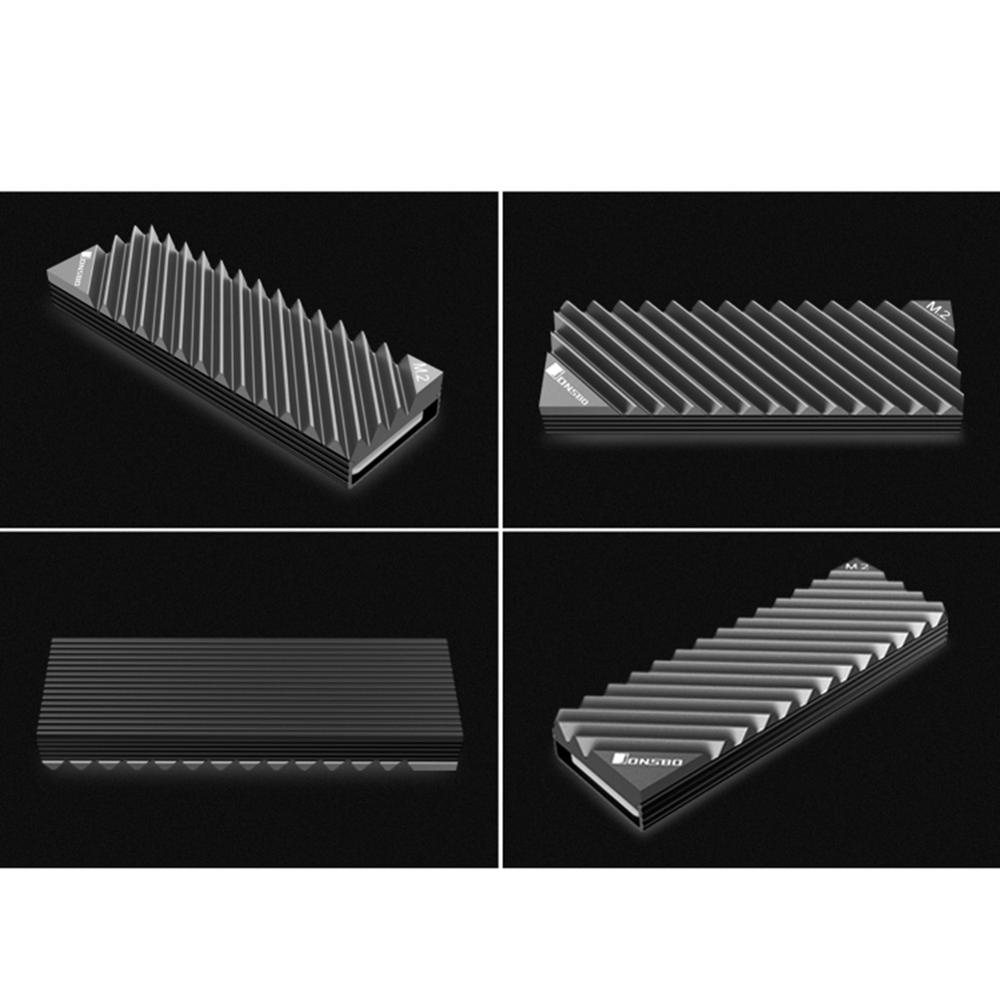 Jonsbo M2 2280 SSD Aluminum He - M2 Heatsink Cooler recension och pris