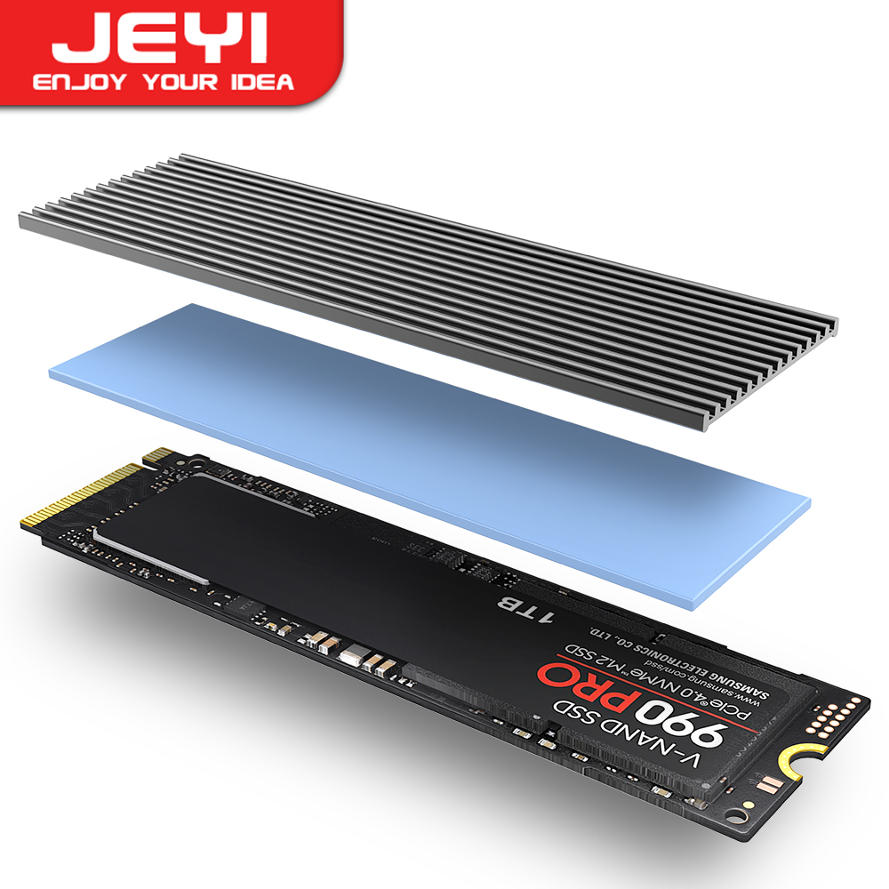 JEYI M.2 SSD Heatsink, Aluminu - M2 Heatsink Cooler recension och pris