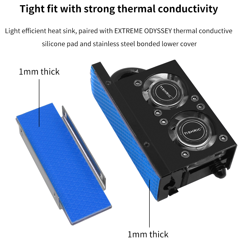 TISHRIC RGB M.2 Hard Disk Heat - M2 Heatsink Cooler recension och pris