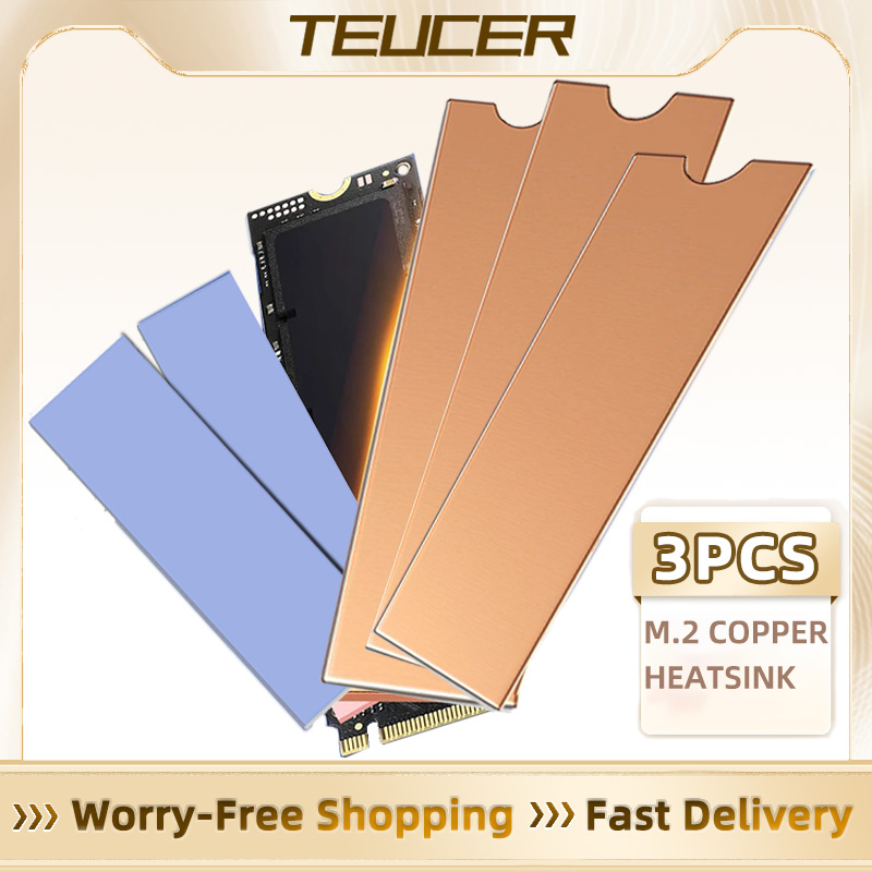 TEUCER M.2 Copper Heatsink NVM - M2 Heatsink Cooler recension och pris