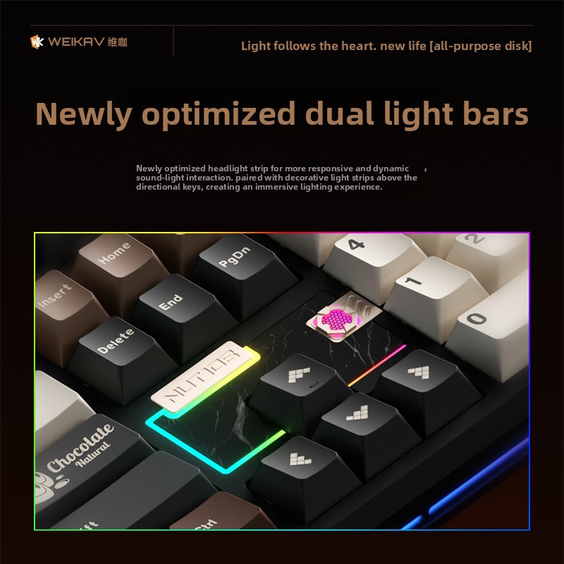 WEIKAV NUT108 Mechanical Keybo - Gaming Accessories For Gaming Setup recension och pris