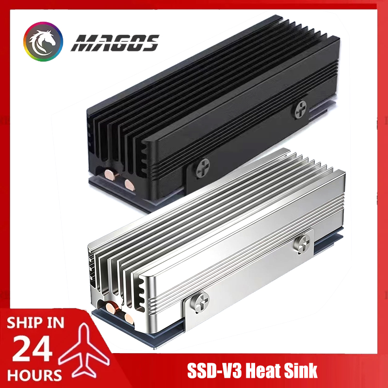 SSD-V3 M.2 NVMe 2280 SSD Heats - M2 Heatsink Cooler recension och pris