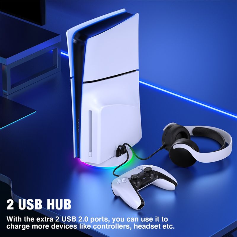 AED7-Vertical Stand With RGB L - Gaming Accessories Rgb recension och pris