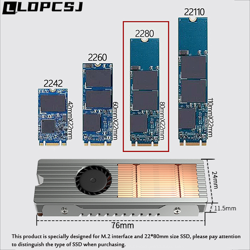 Teucer M.2 NVME SSD Heat Sink  - M2 Heatsink Cooler recension och pris