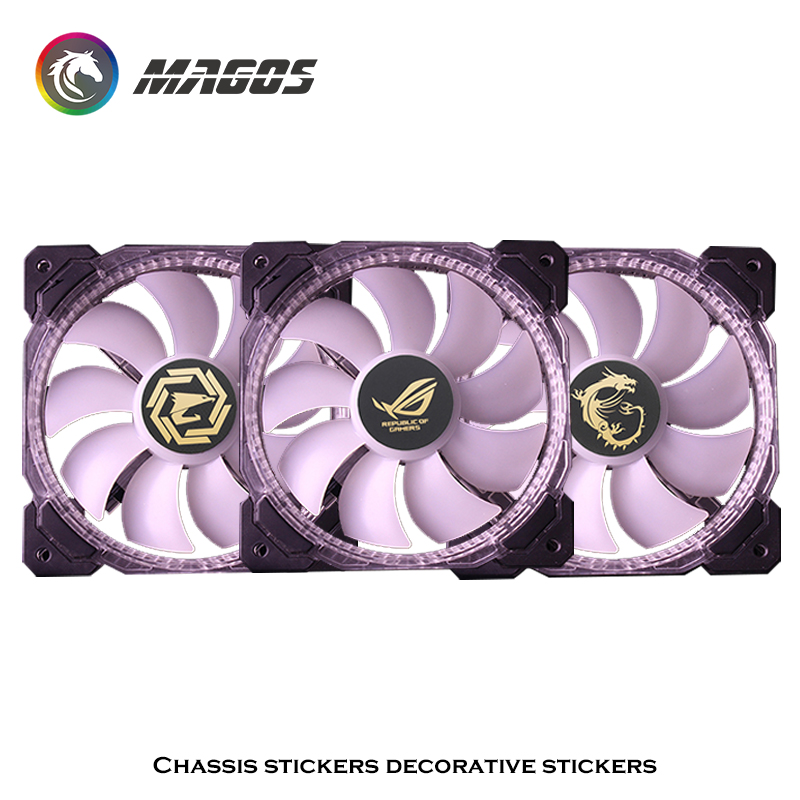 Computer Case Fan Metal Sticke - Gaming Accessories Rgb recension och pris