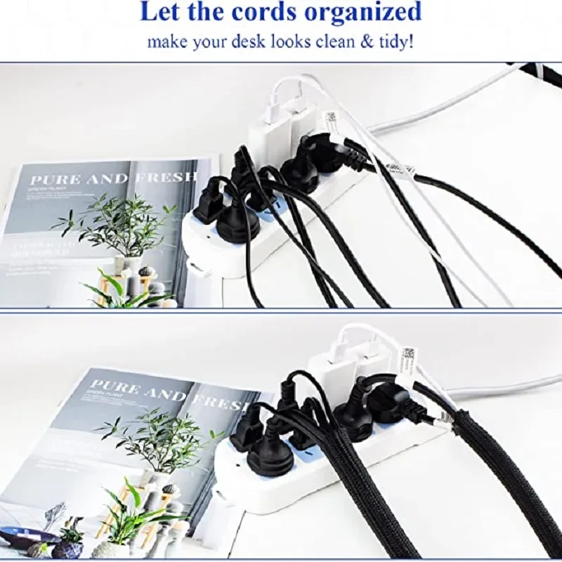 1m 3m 5m braided cable sleeve  - Cable Sleeve Braided recension och pris