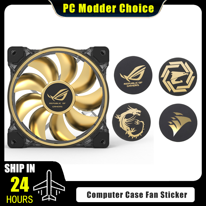Computer Case Fan Logo Sticker - Gaming Accessories Rgb recension och pris