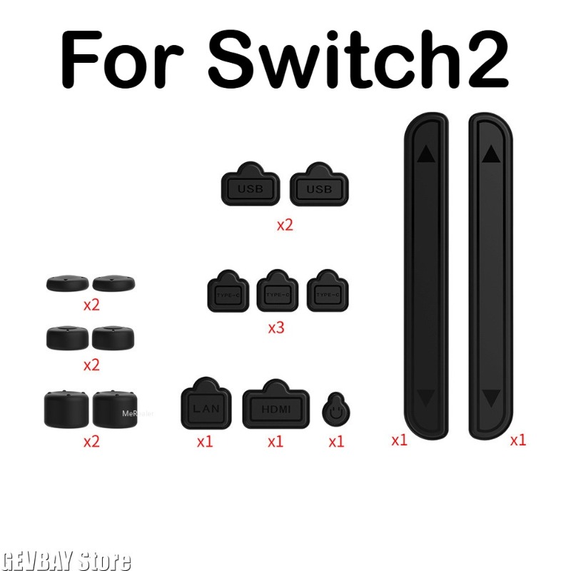 Silicone Dust Proof Port Plugs - Gaming Kit Accessories Nintendo Switch recension och pris