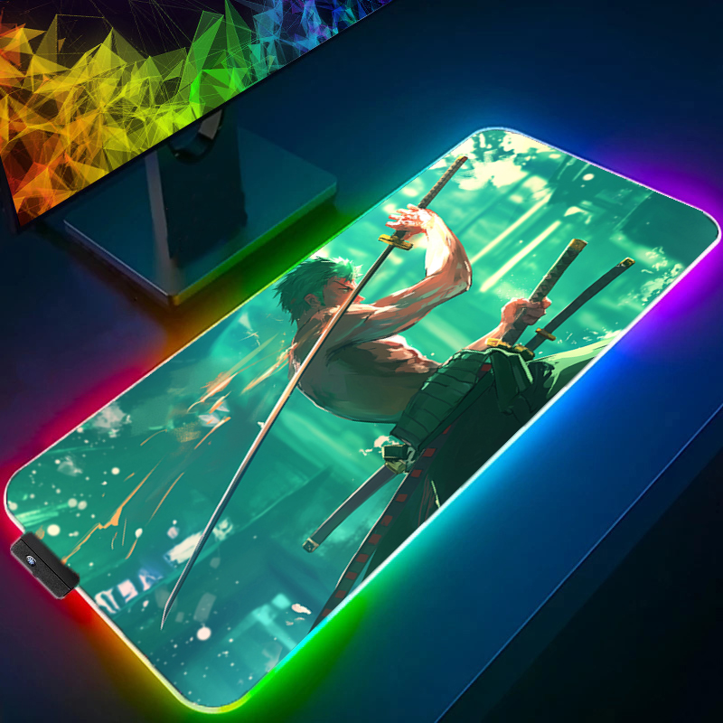 ONE PIECE Zoro Mouse Pad RGB G - Gaming Accessories Desktop recension och pris