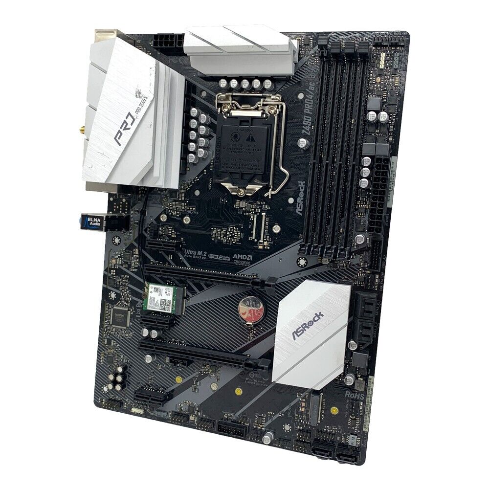 Asrock Z490 PRO4/AC Motherboar - Intel Cpu Core I9 recension och pris