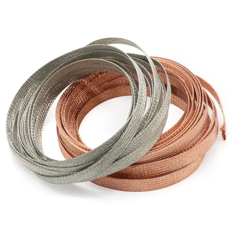 2M/5M Tinned Plating Copper Br - Cable Sleeve Braided recension och pris