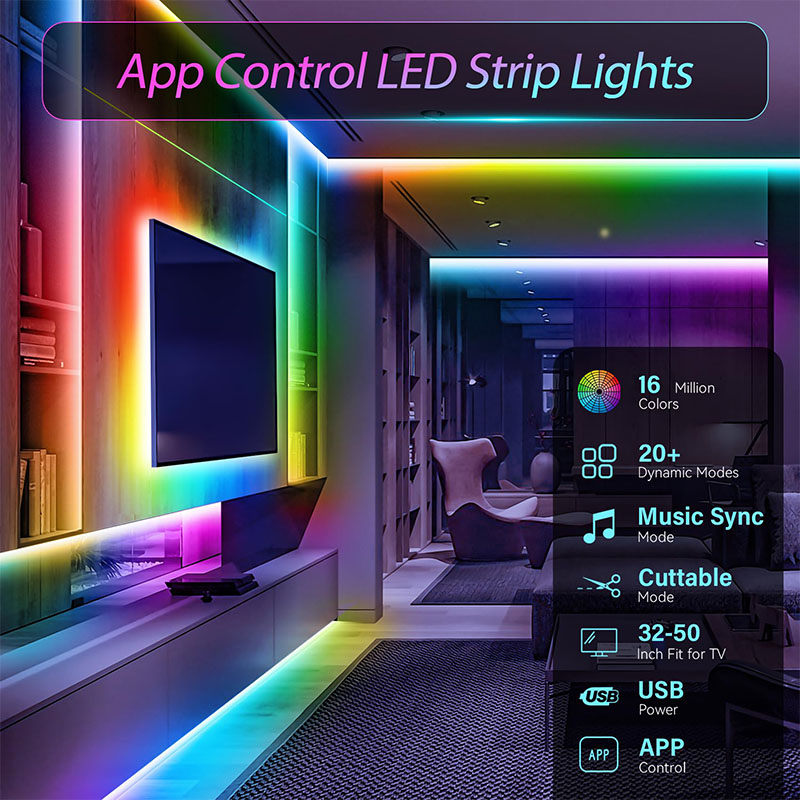 USB RGB LED Strip SMD3535 With - Gaming Accessories Rgb recension och pris