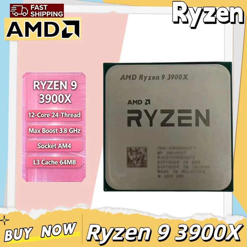 AMD Ryzen 9 3900X Desktop Proc - Amd Cpu Ryzen 9 recension och pris