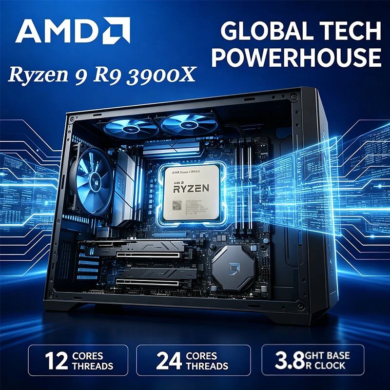 AMD Ryzen 9 3900X Desktop Proc - Amd Cpu Ryzen 9 recension och pris