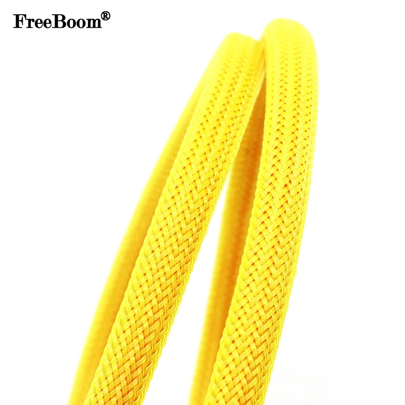 1~50m Yellow PET Braid Sleeve  - Cable Sleeve Braided recension och pris