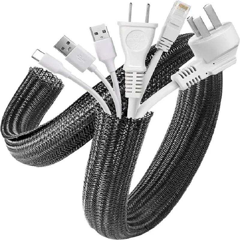 1m 3m 5m braided cable sleeve  - Cable Sleeve Braided recension och pris