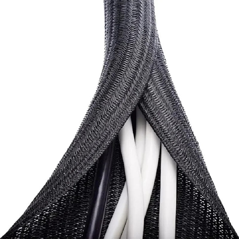 1m 3m 5m braided cable sleeve  - Cable Sleeve Braided recension och pris