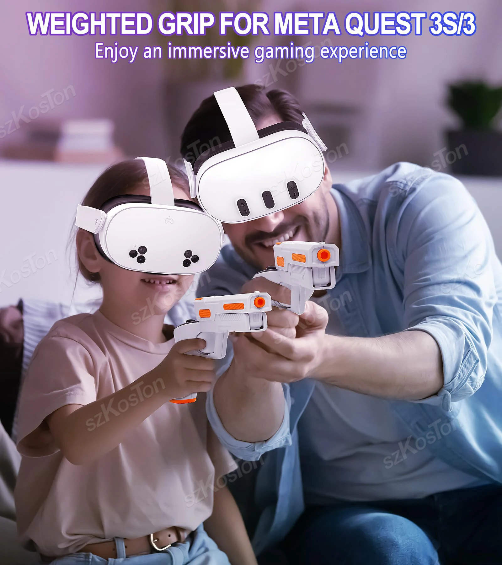 VR Gun Stock Grips for Meta Qu - Gaming Accessories Controller recension och pris