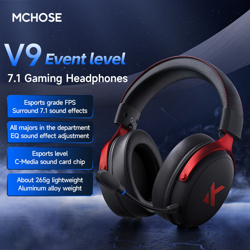 MCHOSE V9 Pro Headset with Mic - Venom Gaming Accessories recension och pris