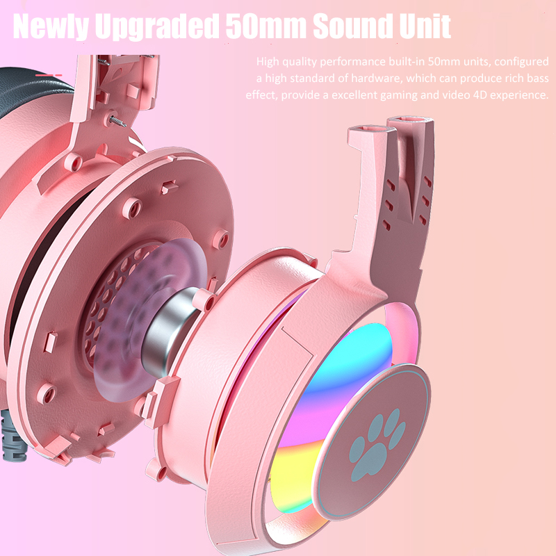Cute Cat Ear Gaming Headphones - Venom Gaming Accessories recension och pris