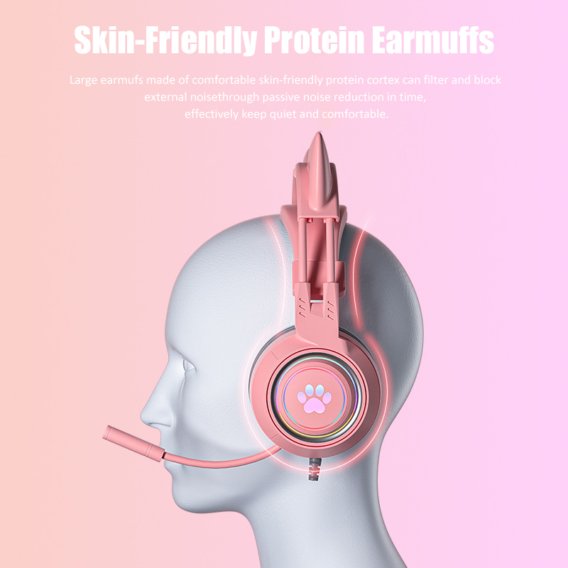 Cute Cat Ear Gaming Headphones - Venom Gaming Accessories recension och pris