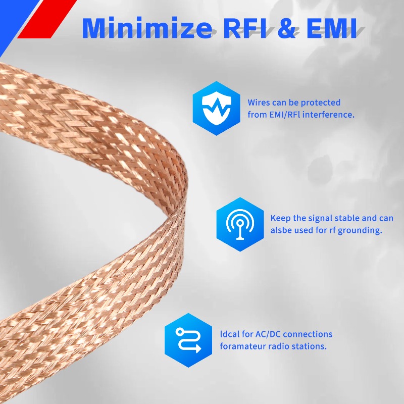 2-10m Expandable Copper Braide - Cable Sleeve Braided recension och pris