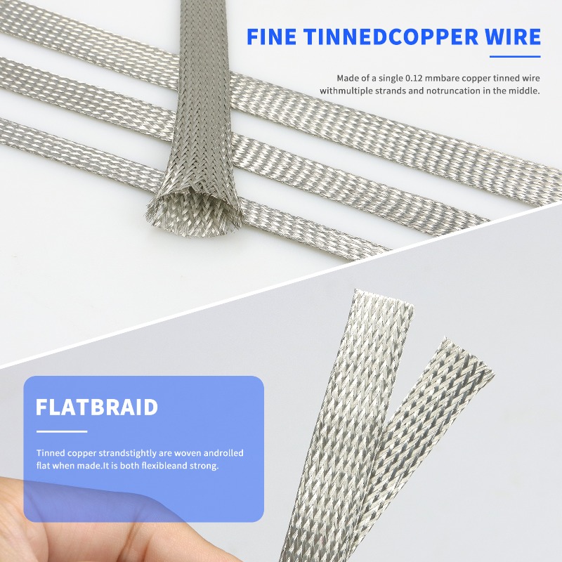 2-10m Expandable Copper Braide - Cable Sleeve Braided recension och pris