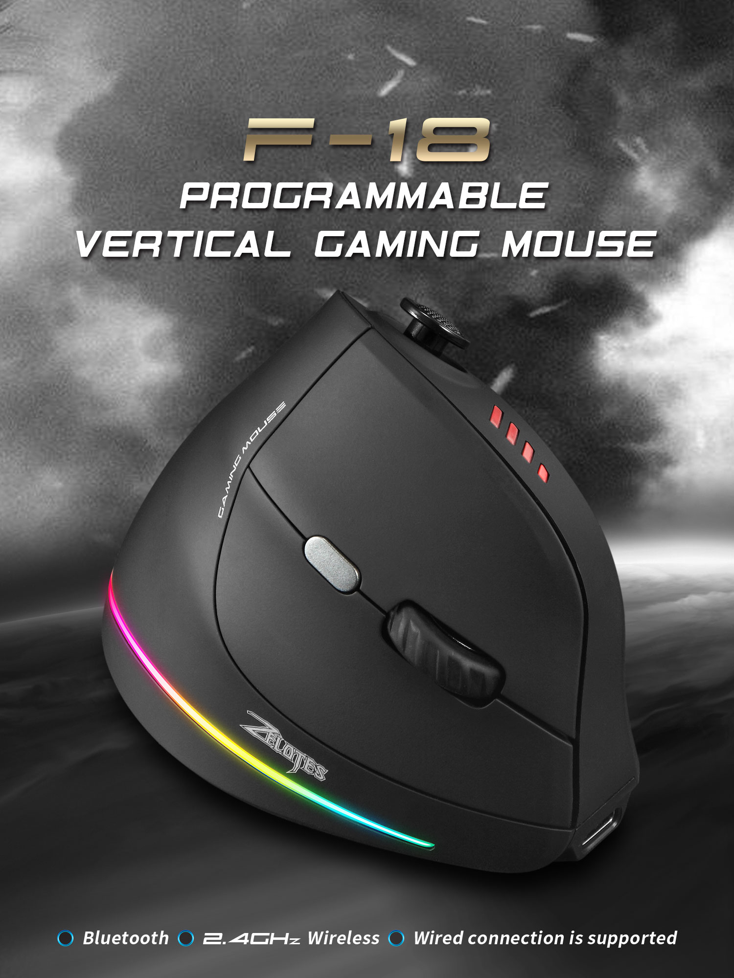 Jomaa RGB Backlit Wireless Ver - Gaming Accessories Rgb recension och pris
