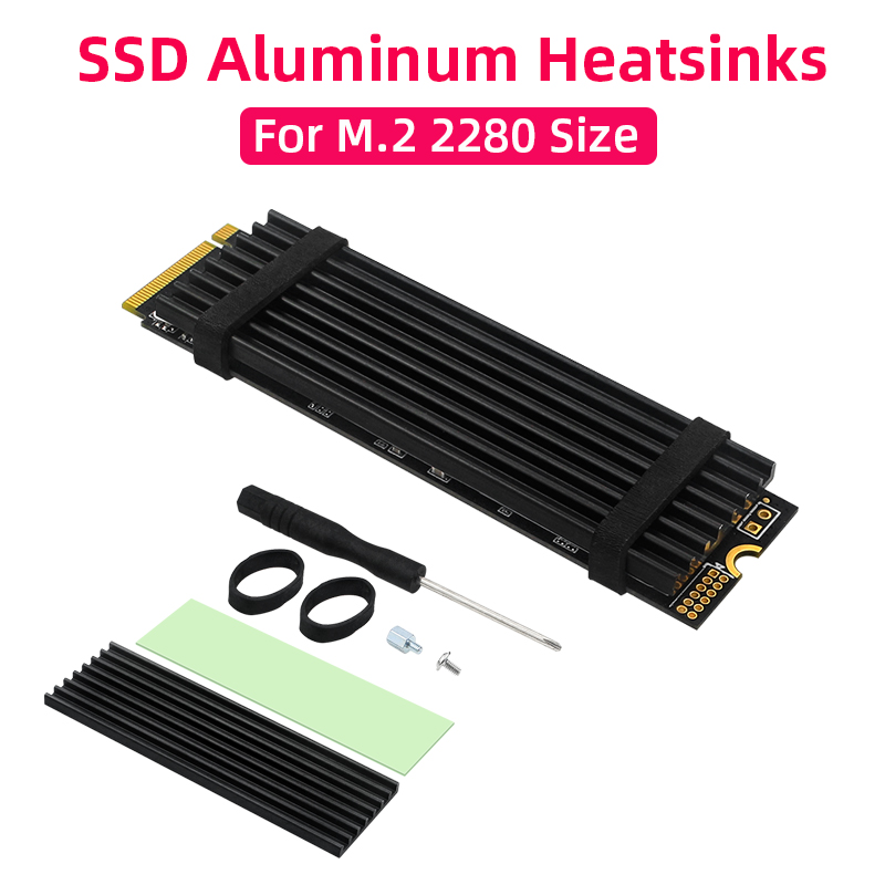 M.2 SSD Heatsink Aluminum Radi - M2 Heatsink Cooler recension och pris