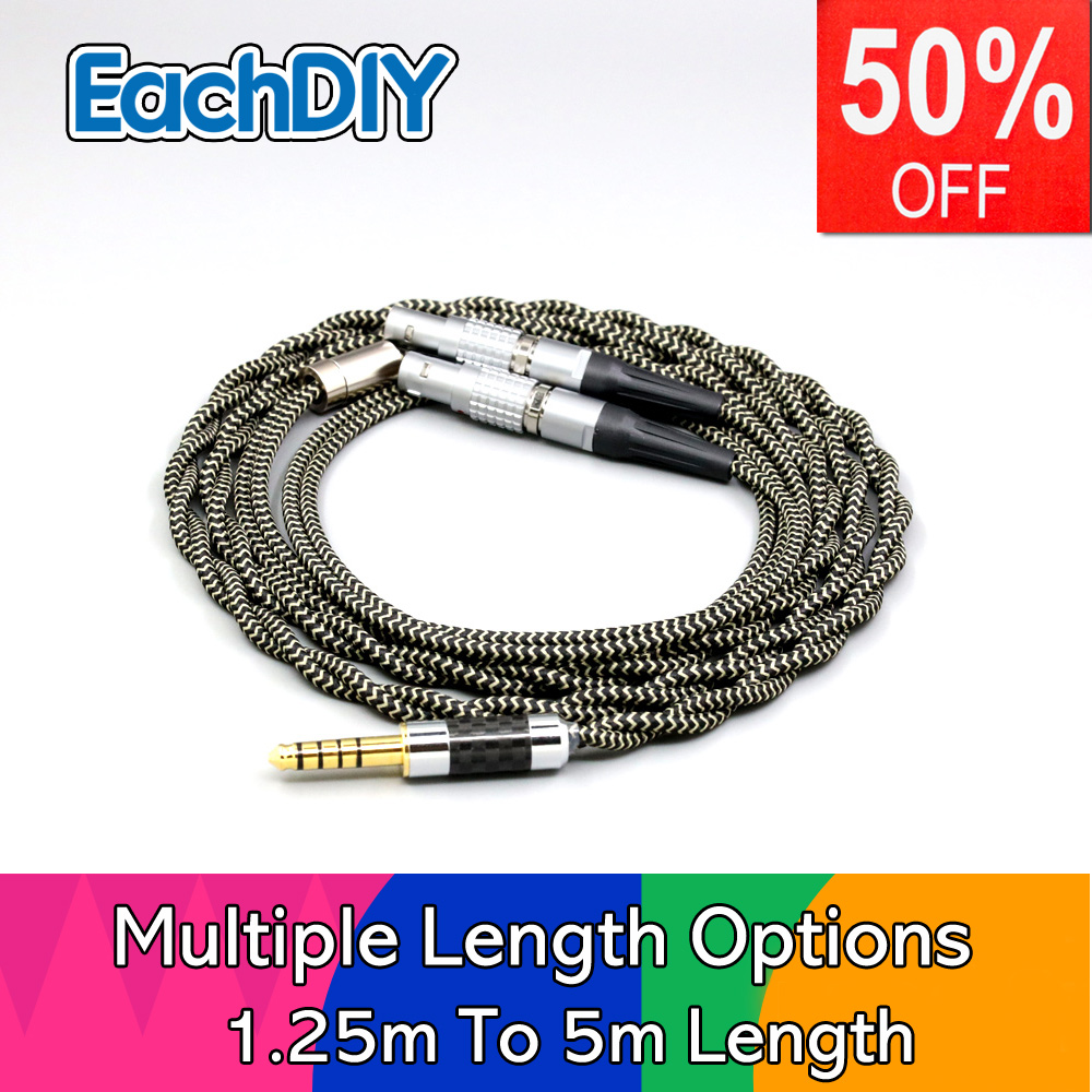 2 Core 2.8mm Litz OFC Earphone - Cable Sleeve Braided recension och pris